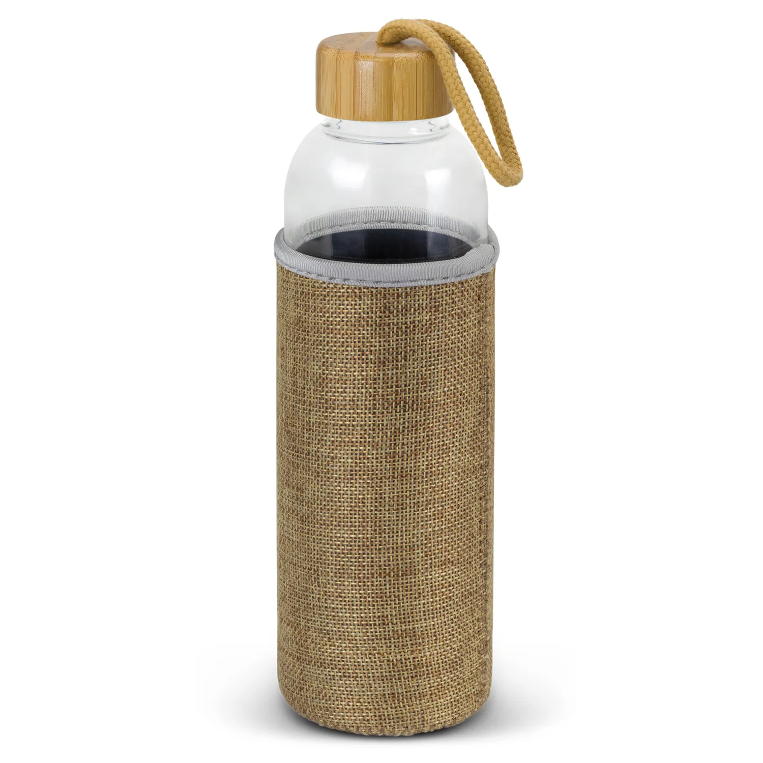 Promotional Bulk Eden Glass Natural Sleeve Drink Bottle Online In Perth Australia