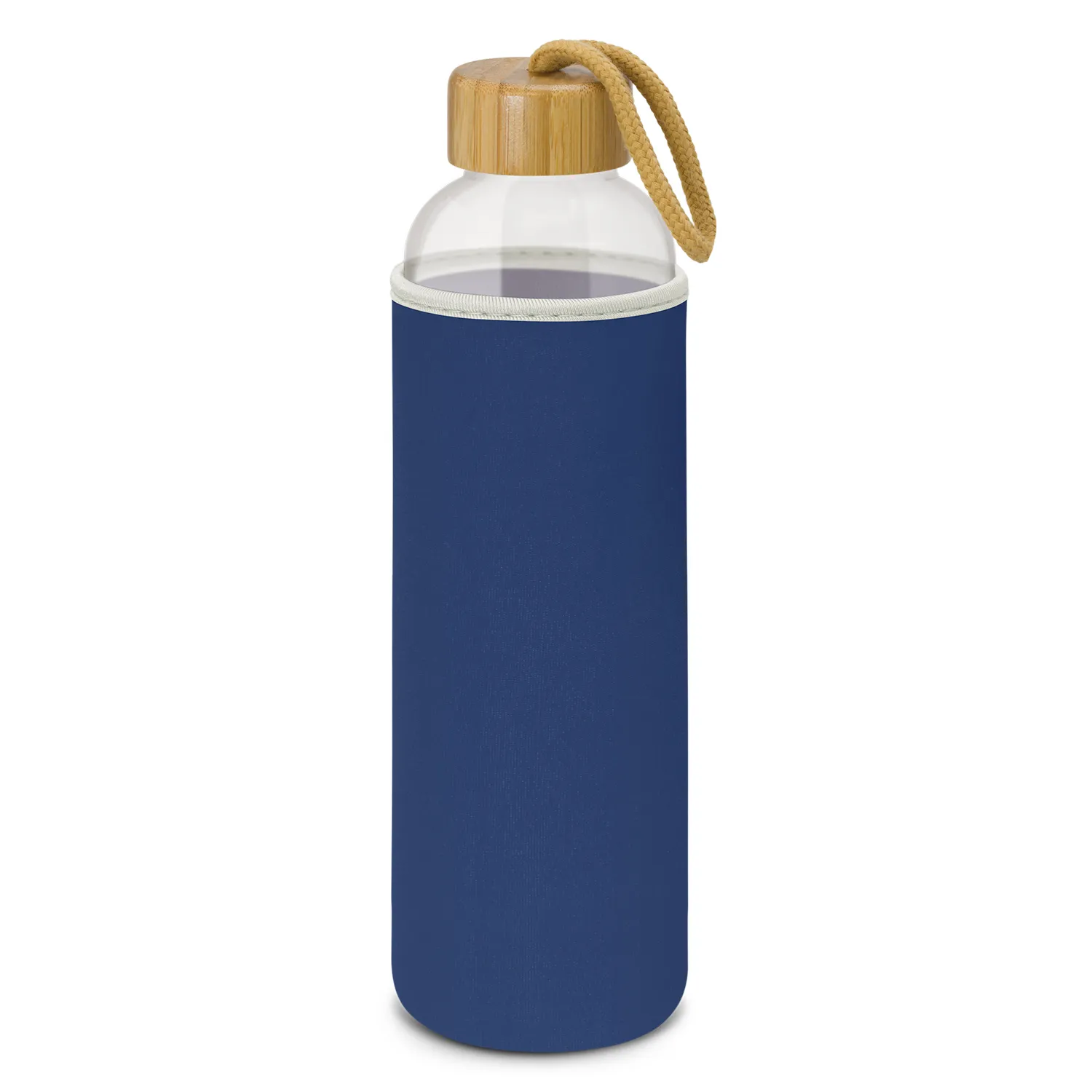 Promotional Bulk Eden Glass Neoprene Sleeve Dark Blue Drink Bottle Online In Perth Australia