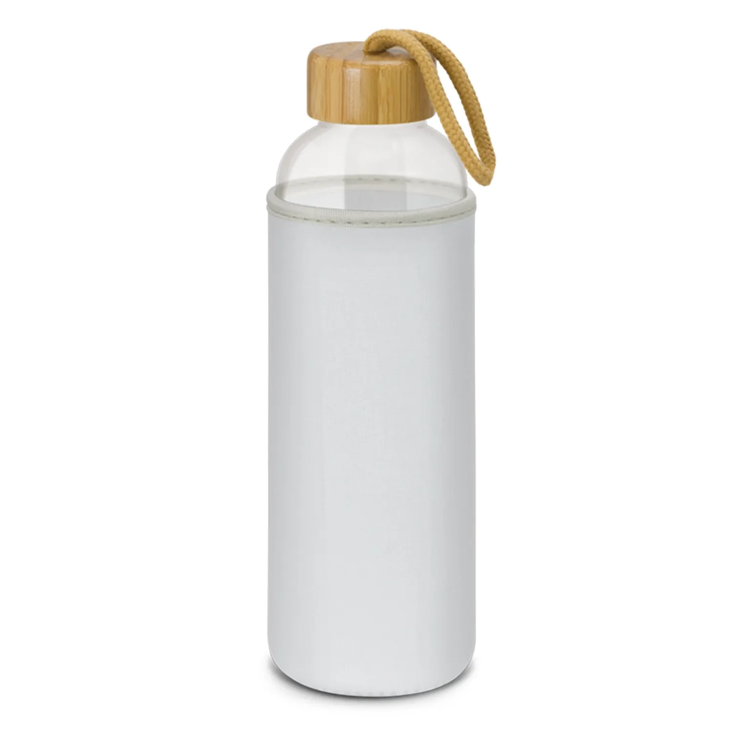 Promotional Bulk Eden Glass Neoprene Sleeve White Drink Bottle Online In Perth Australia