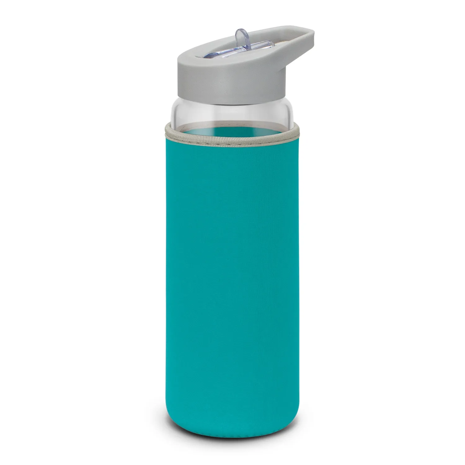 Promotional Bulk Elixir Glass Neoprene Sleeve Light Blue Drink Bottle Online In Perth Australia