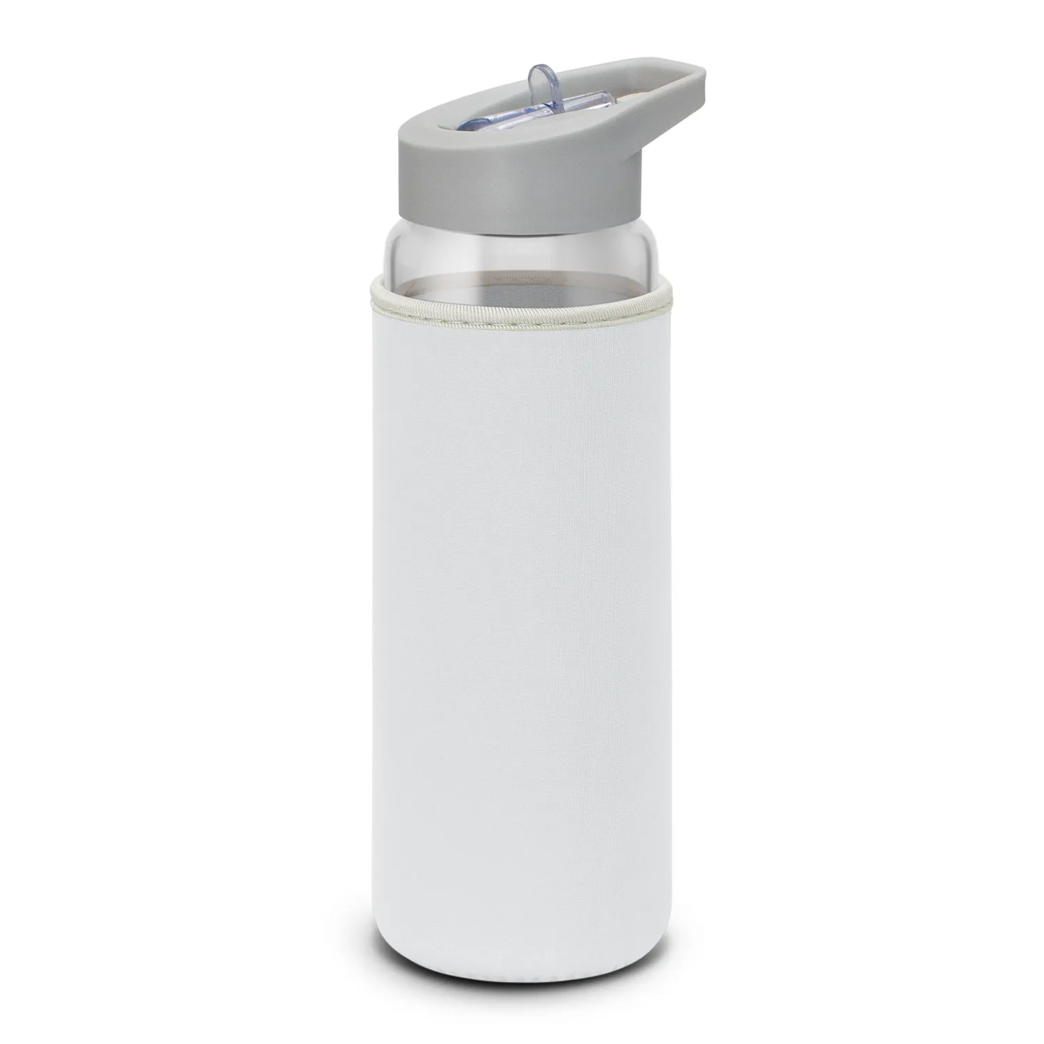 Promotional Bulk Elixir Glass Neoprene Sleeve White Drink Bottle Online In Perth Australia