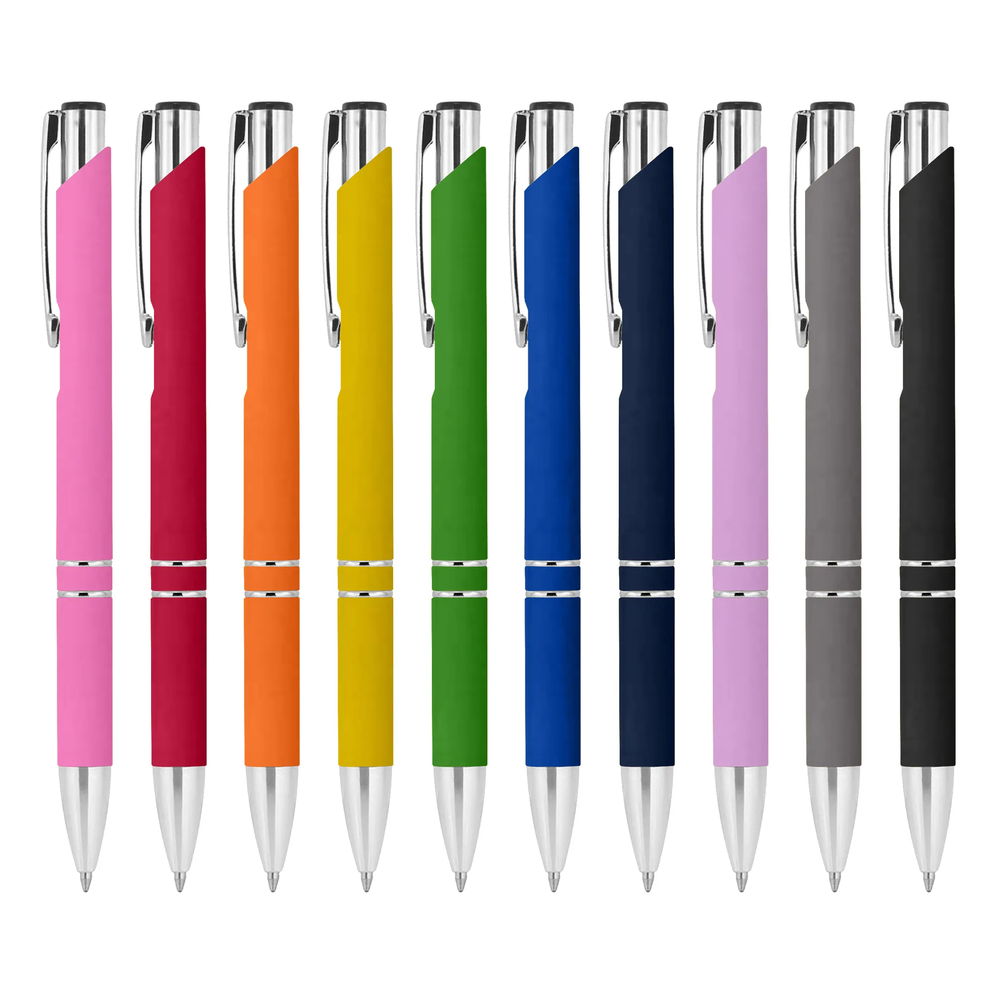 Promotional Bulk Euroauz Rubberised Colour Range Metal Wood Pens Online In Perth Australia