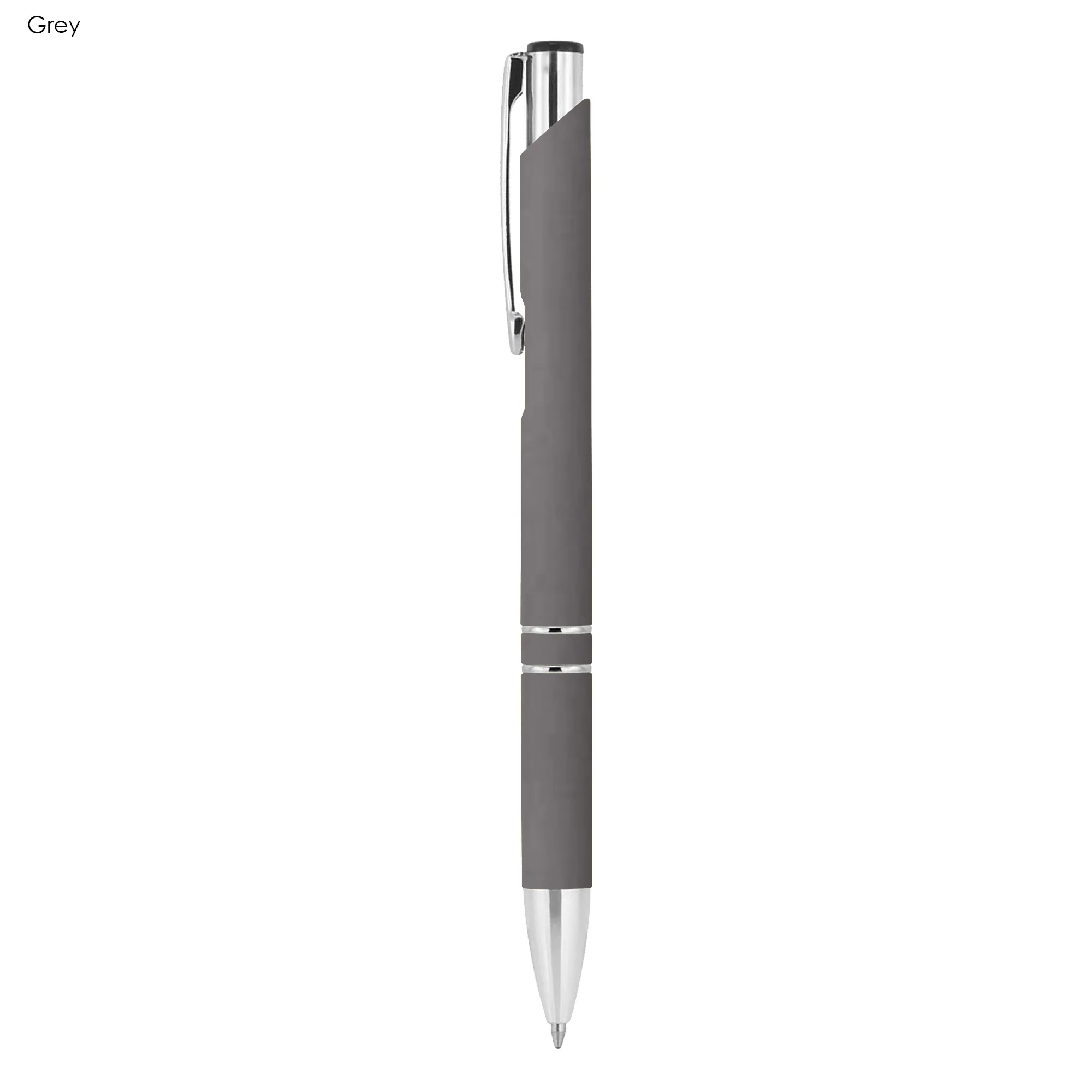 Promotional Bulk Euroauz Rubberised Grey Metal Wood Pens Online In Perth Australia