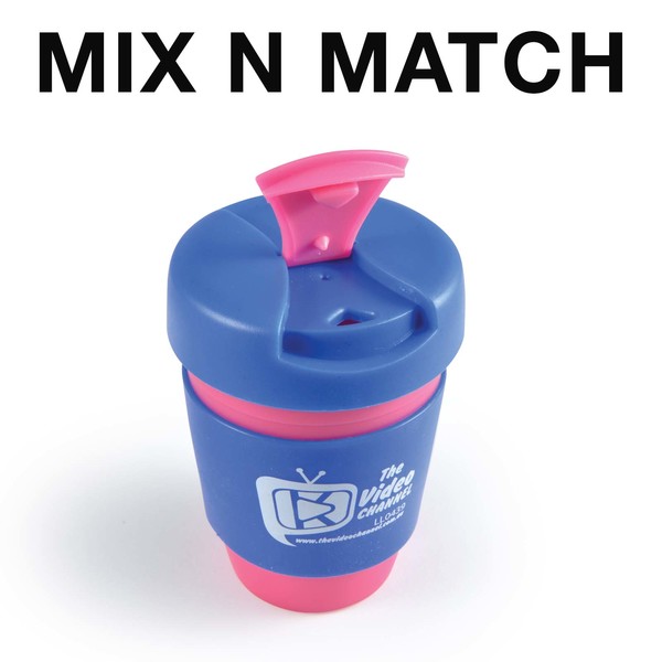  Promotional Bulk Kick Coffee Cup Silicone Band Reusable Mix And Match Plastic Mugs Online In Perth Australia 