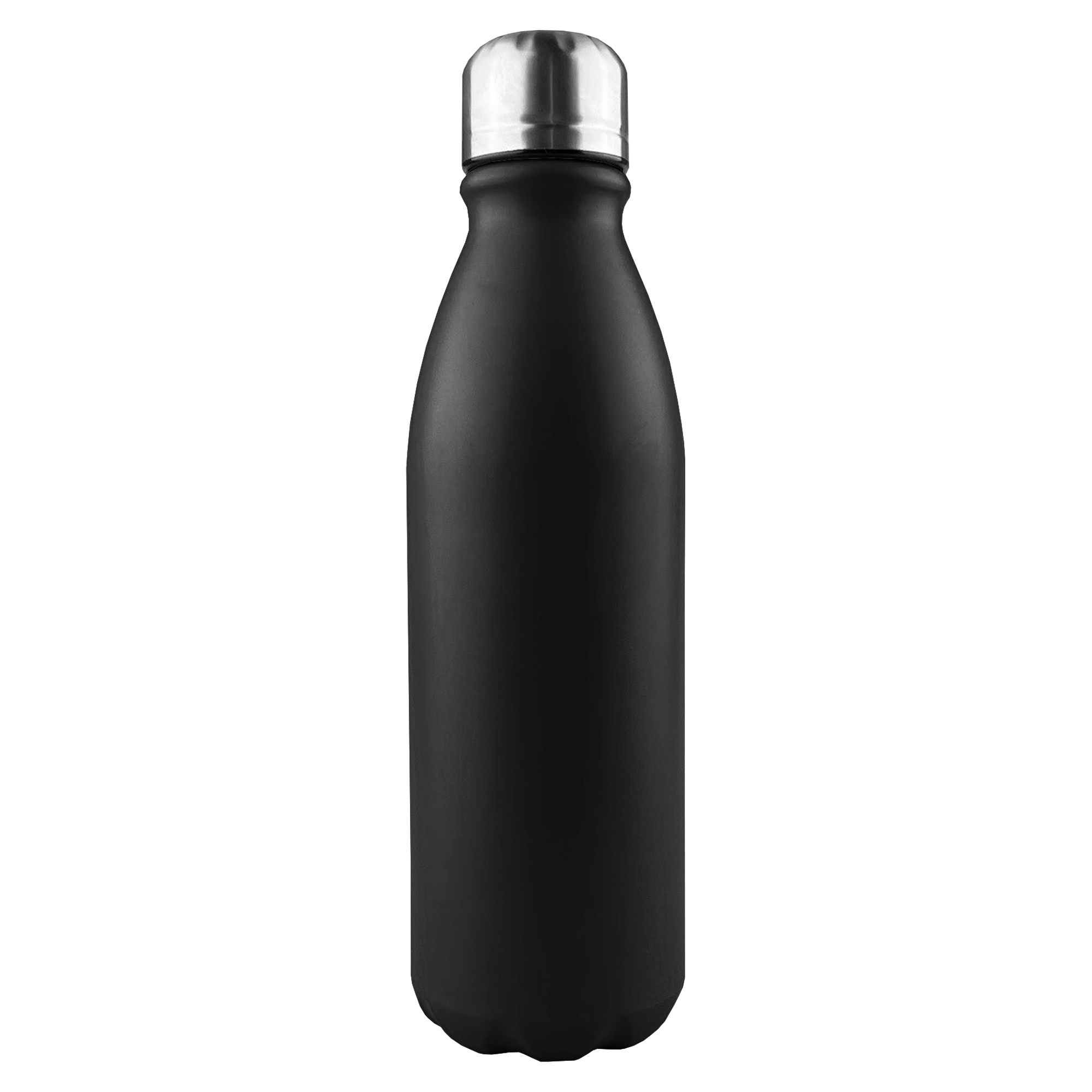 Promotional Bulk komo Shiny Aluminium Drink Single Wall Black Stainless Bottle Online In Perth Australia