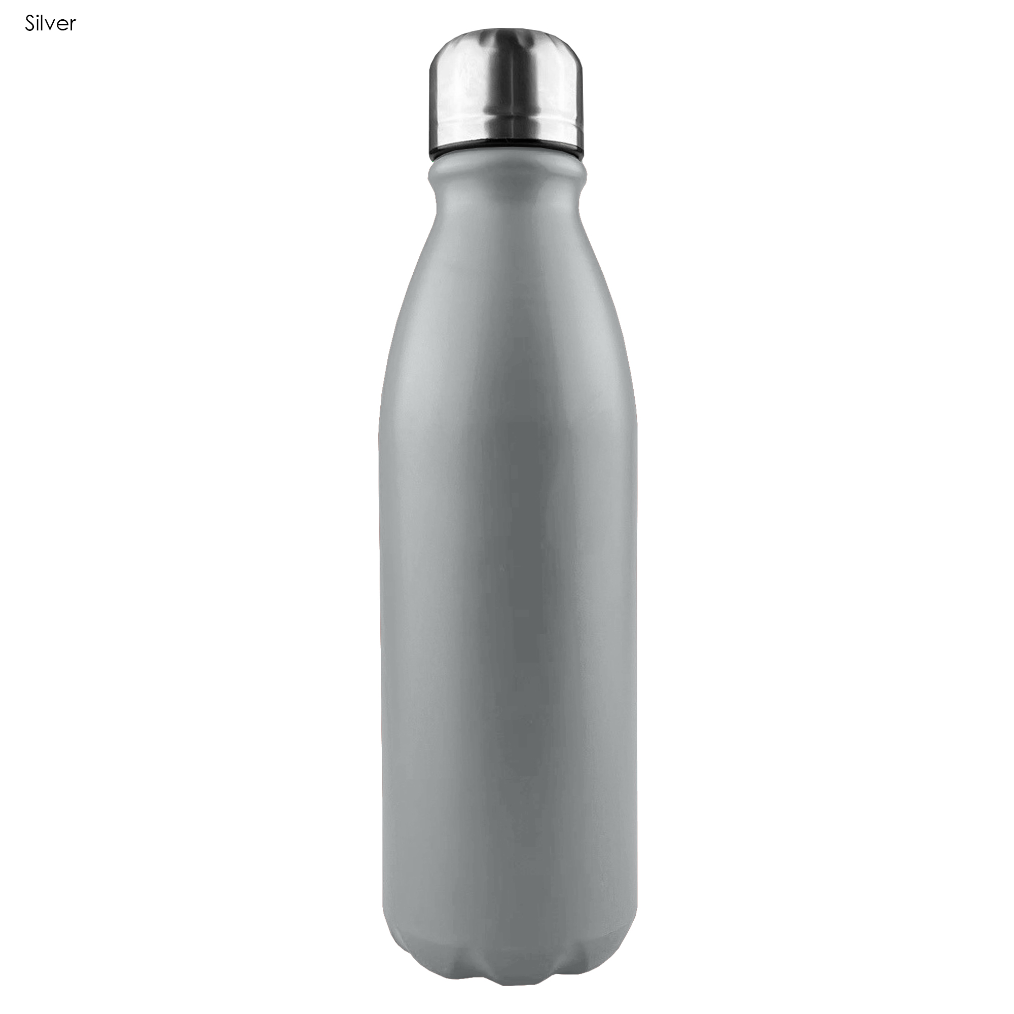 Promotional Bulk komo Shiny Aluminium Drink Single Wall Silver Stainless Bottle Online In Perth Australia