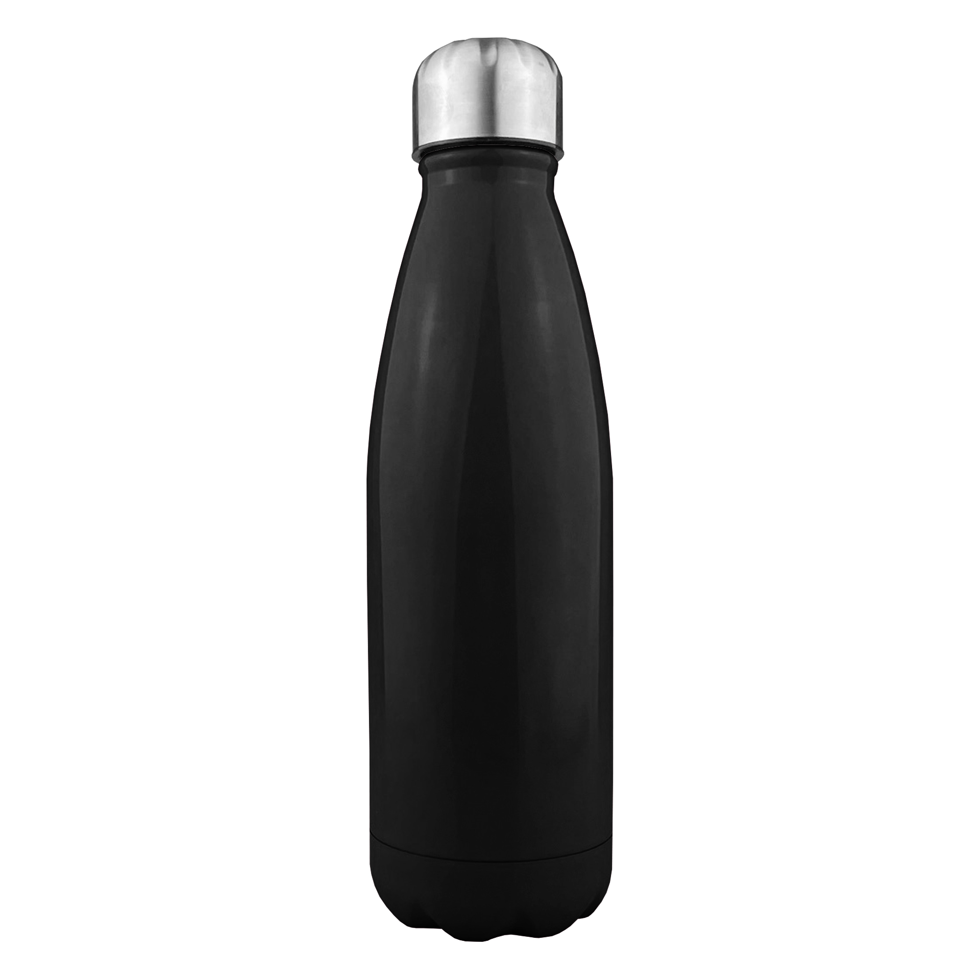 Promotional Bulk komo Shiny Steel Drink Single Wall Black Stainless Bottle Online In Perth Australia