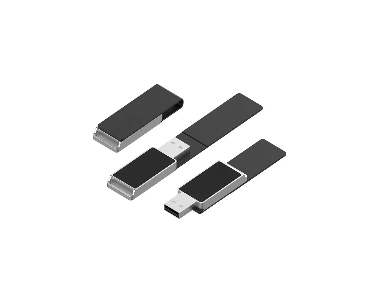 Promotional Bulk Milan Led Flash Metal BK USB Drive Online In Perth Australia