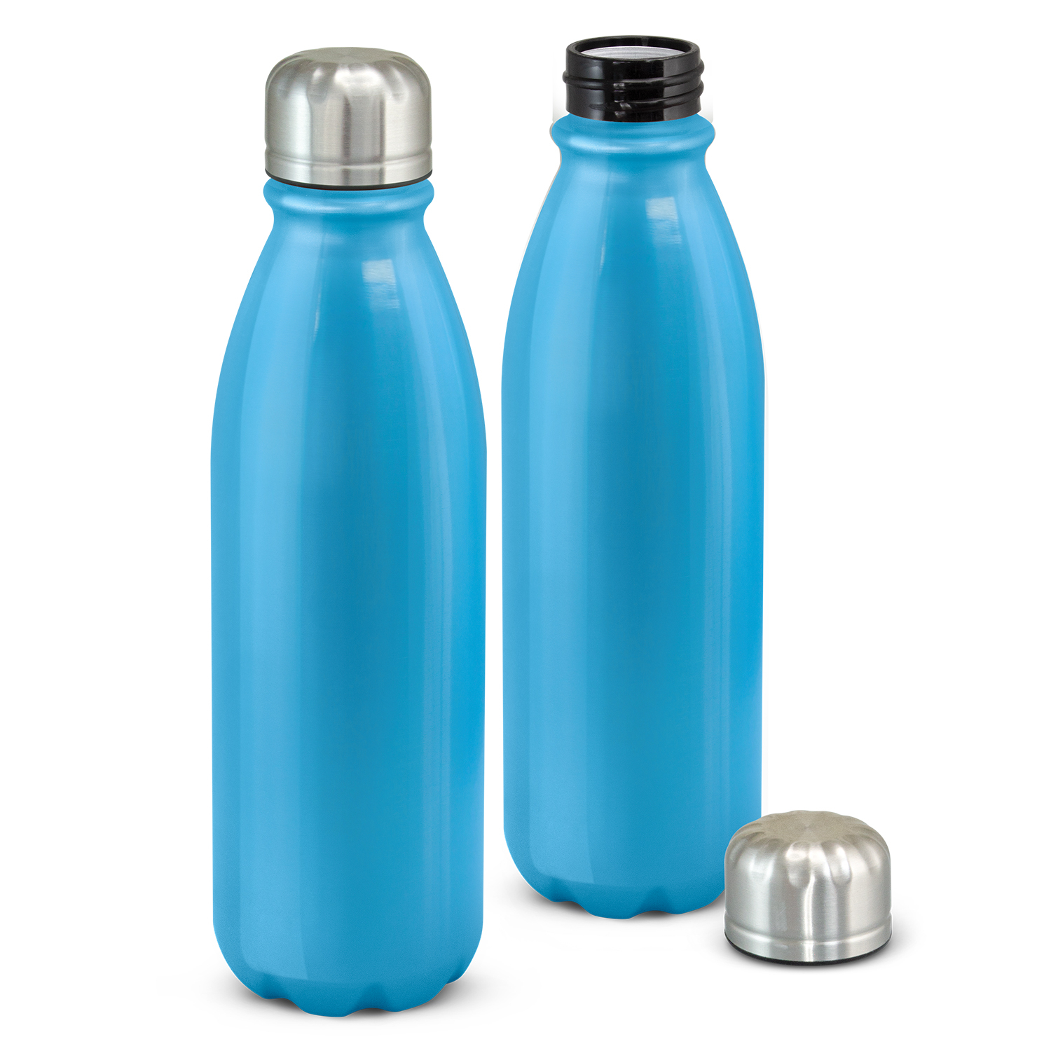 Promotional Bulk Mirage Aluminium Light Blue Stainless Bottle Online In Perth Australia