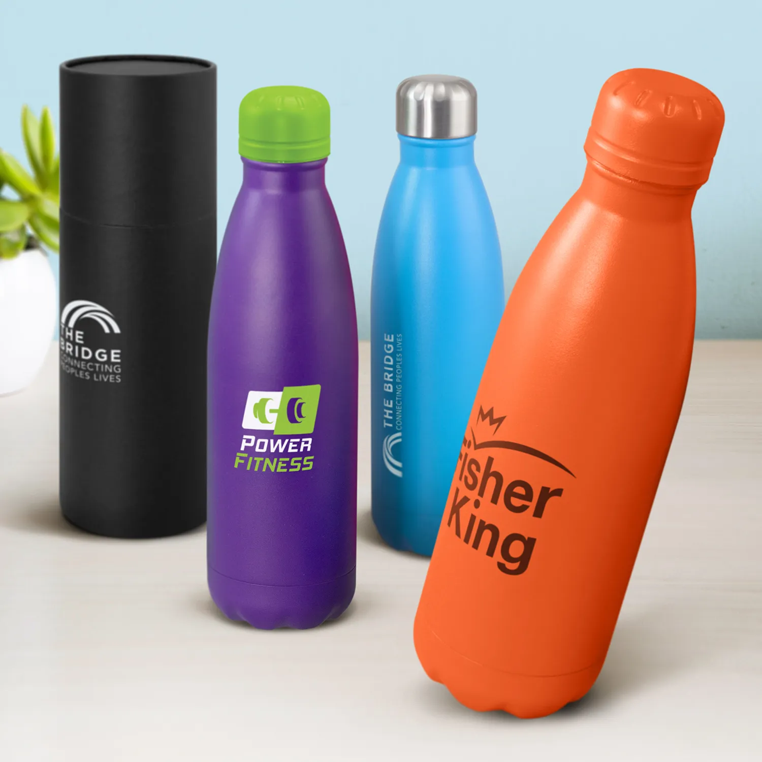 Promotional Bulk Mirage Powder Coated Vacuum Bottle Feature Online In Perth Australia