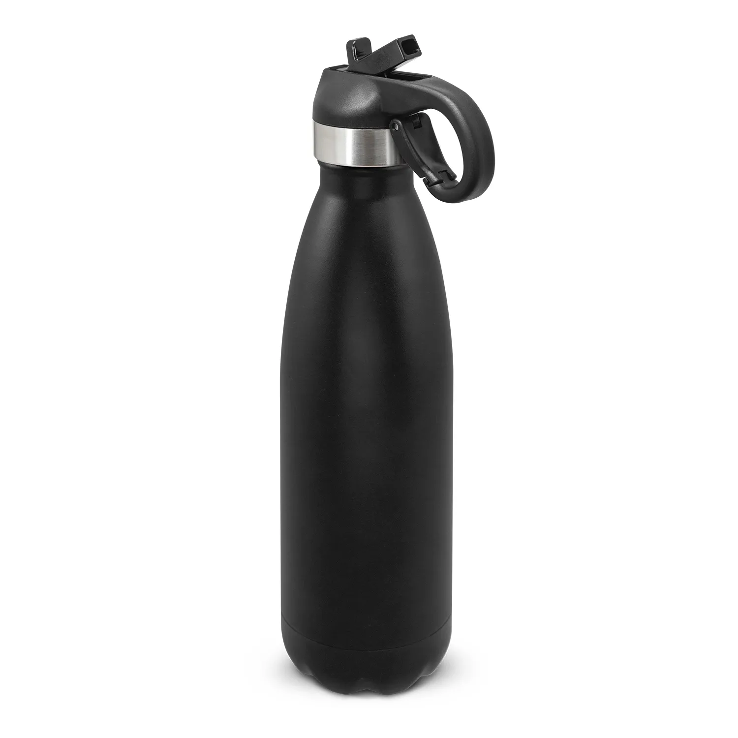 Promotional Bulk Mirage Powder Coated Vacuum Bottle Flip Lid Black Online In Perth Australia