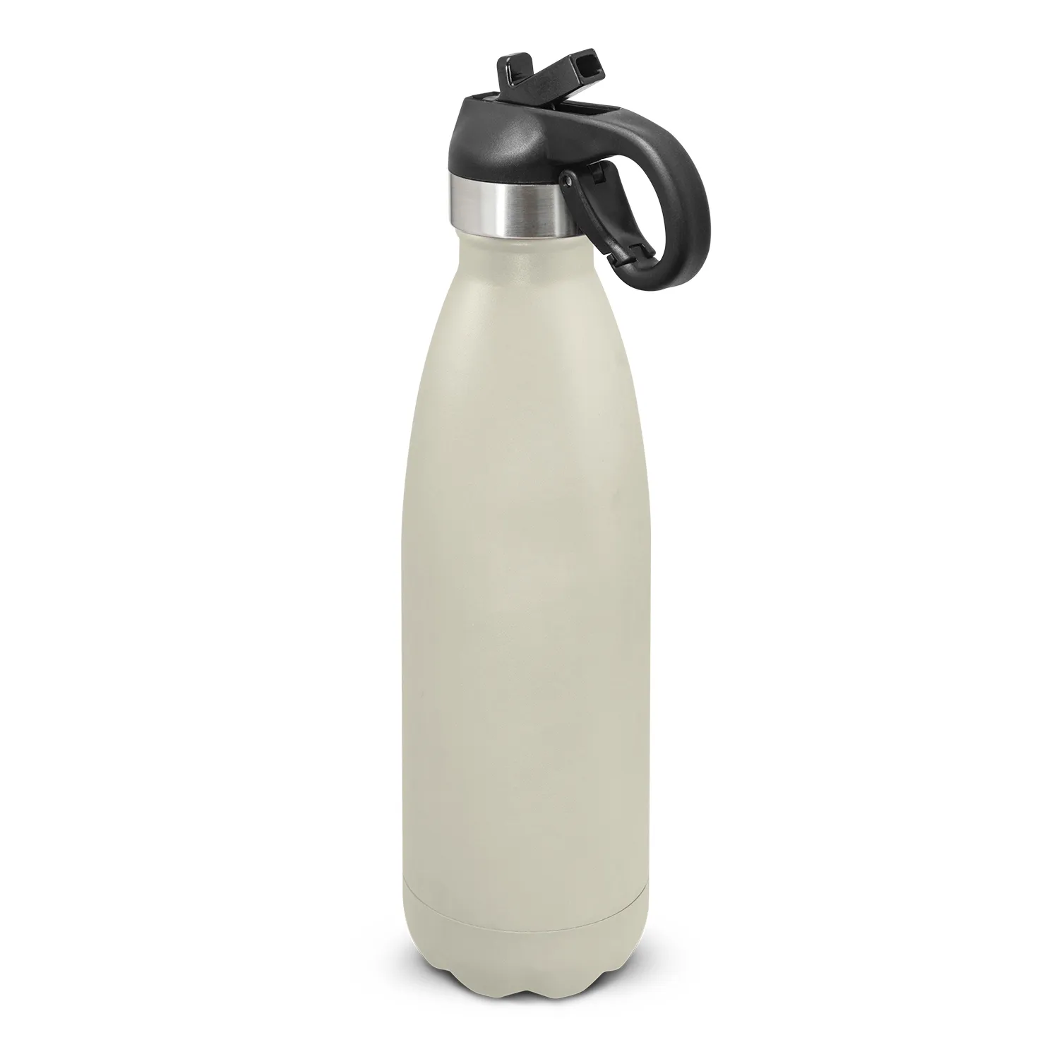 Promotional Bulk Mirage Powder Coated Vacuum Bottle Flip Lid Ecru Online In Perth Australia