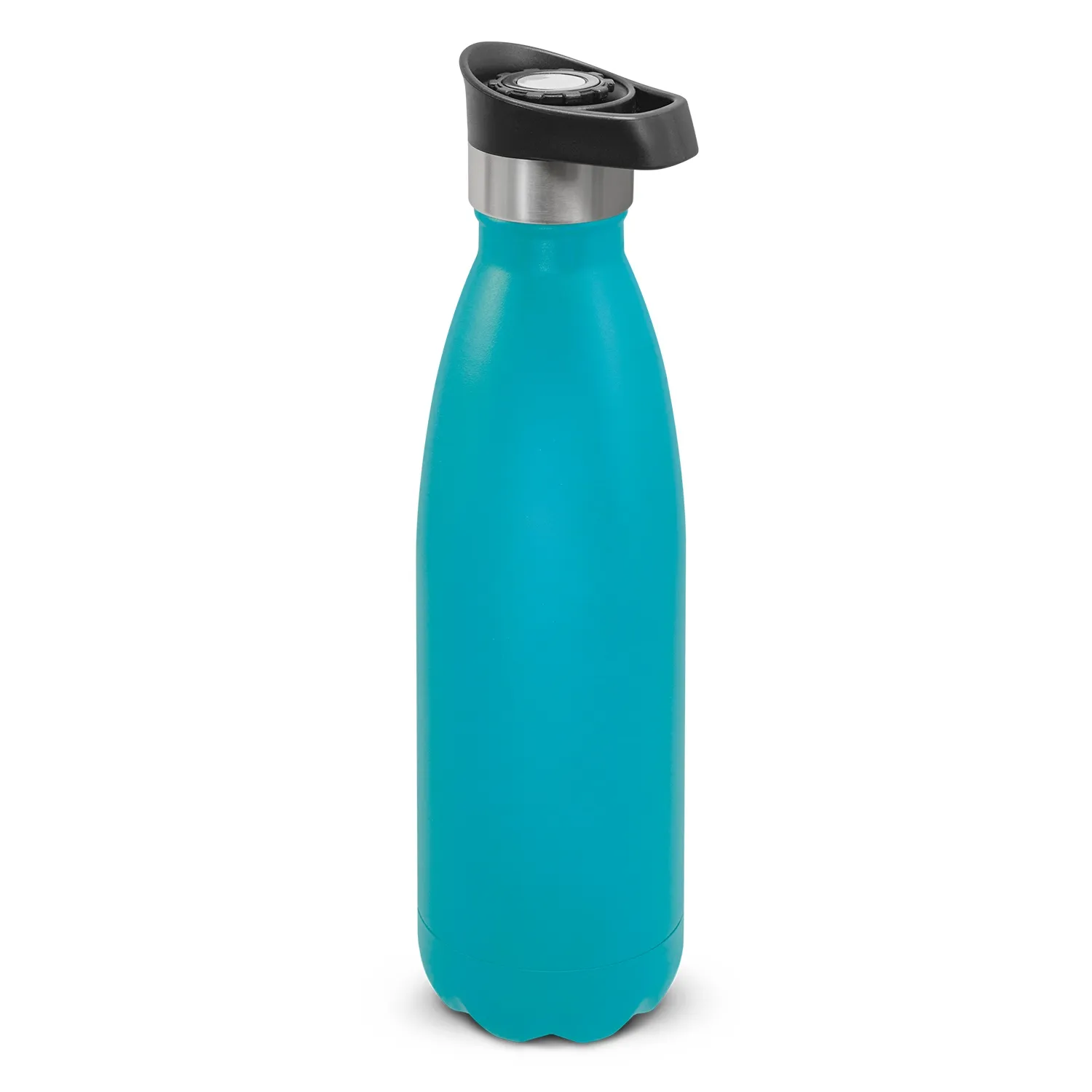 Promotional Bulk Mirage Powder Coated Vacuum Bottle Push Button Lid Light Blue Online In Perth Australia