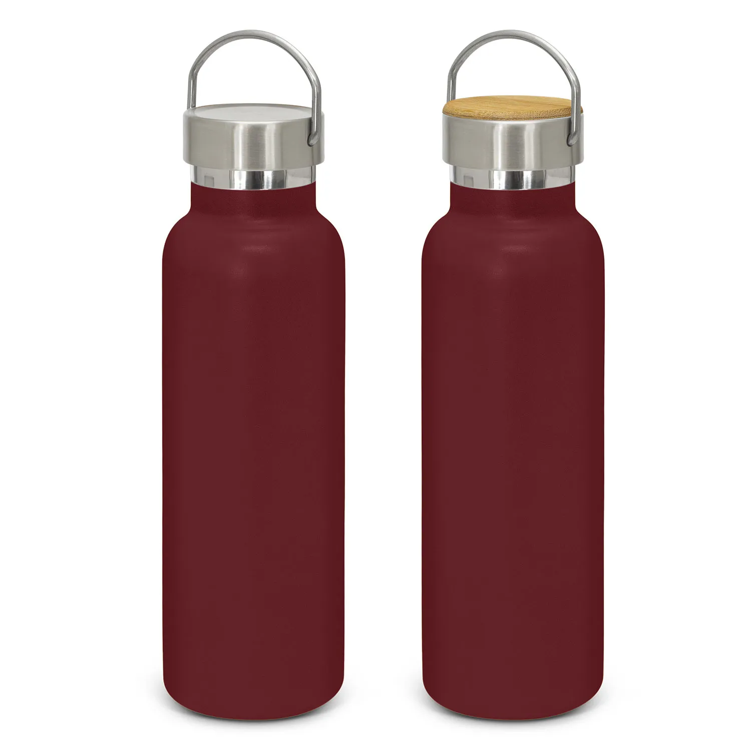 Promotional Bulk Nomad Deco Vacuum Bottle Powder Coated Burgundy Online In Perth Australia