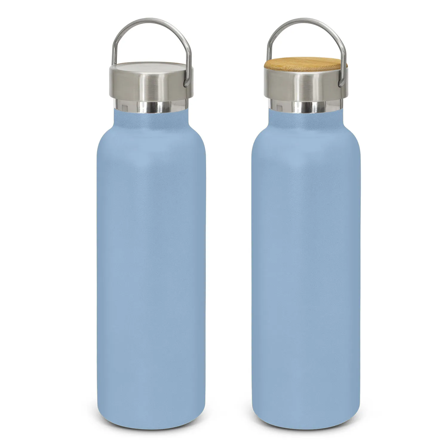 Promotional Bulk Nomad Deco Vacuum Bottle Powder Coated Pale Blue Online In Perth Australia