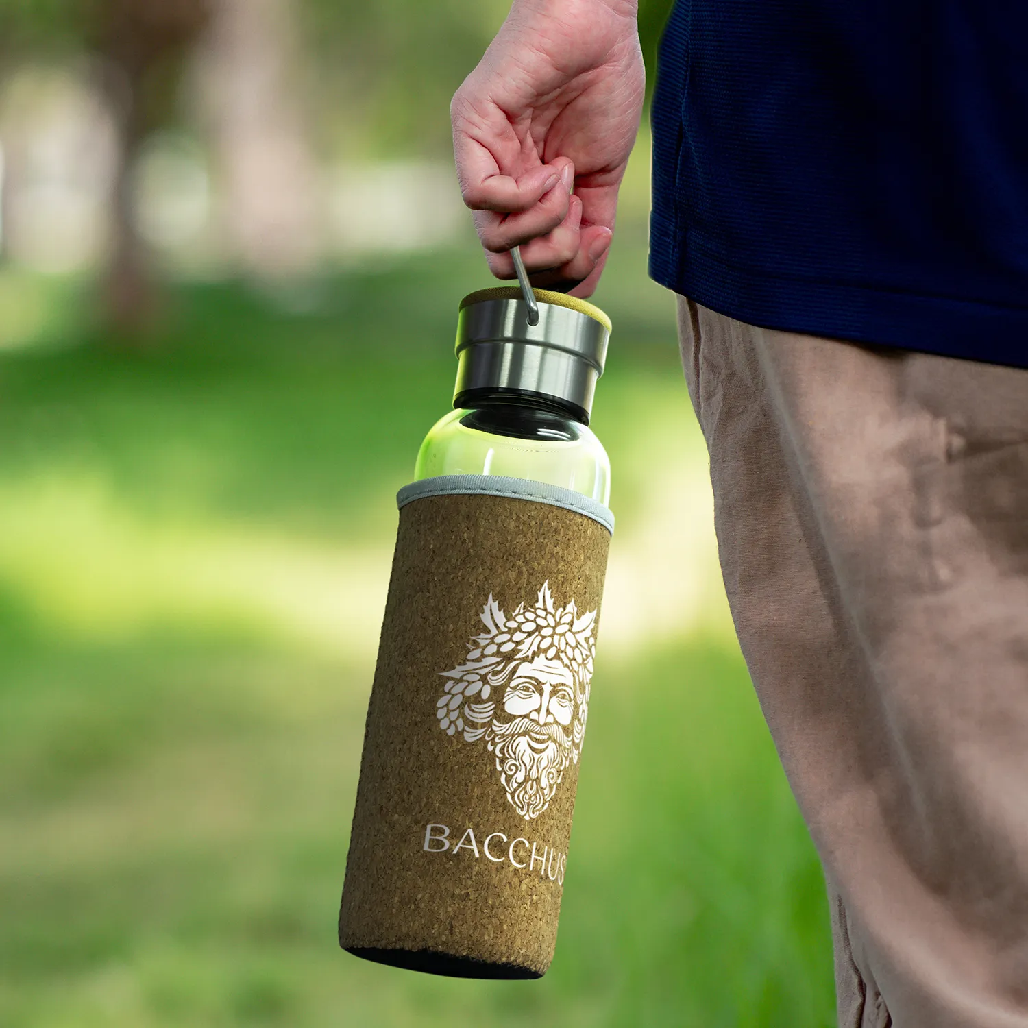 Promotional Bulk Nomad Glass Cork Sleeve Feature Drink Bottle Online In Perth Australia