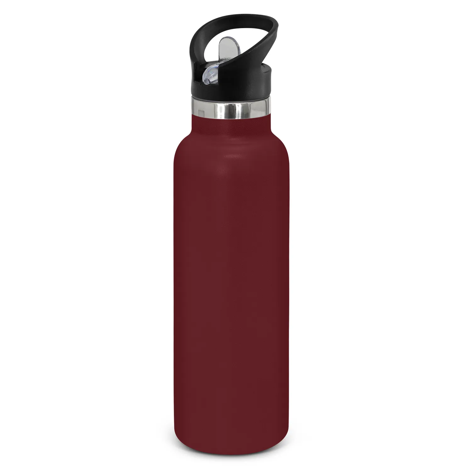 Promotional Bulk Nomad Vacuum Bottle Powder Coated Burgundy Online In Perth Australia