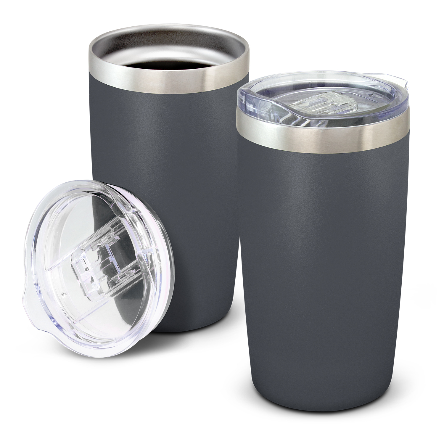 Promotional Bulk Prodigy Vacuum Cup Charcoal Insulated Mugs Online In Perth Australia