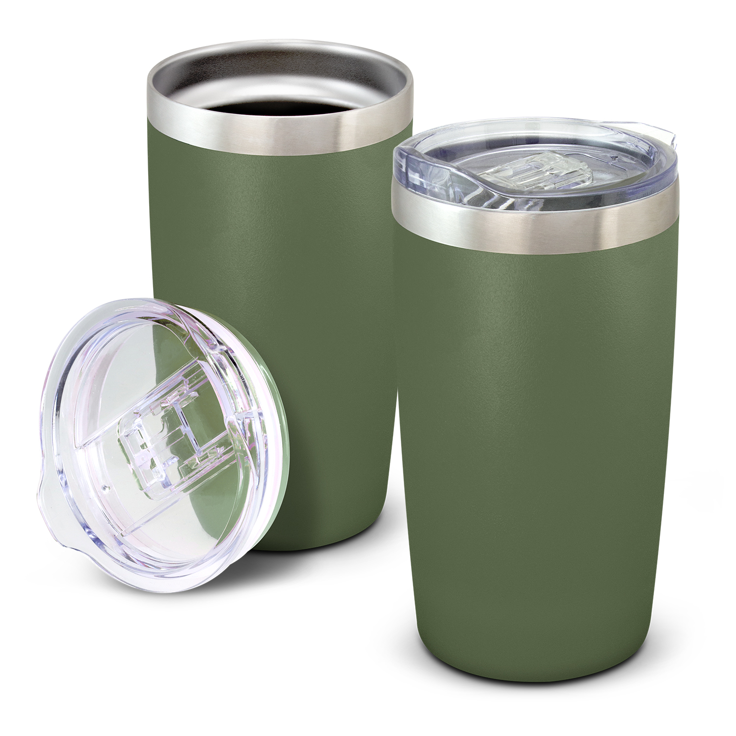 Promotional Bulk Prodigy Vacuum Cup Olive Insulated Mugs Online In Perth Australia