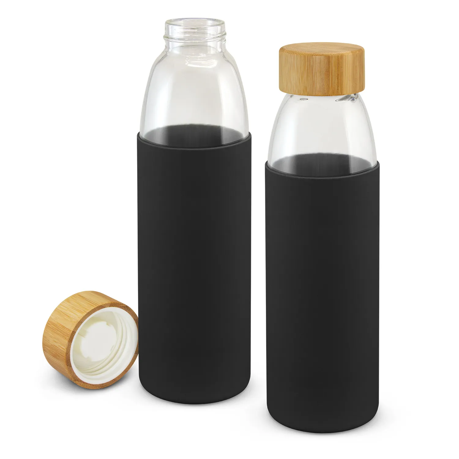 Promotional Bulk Solstice Glass Black Drink Bottle Online In Perth Australia