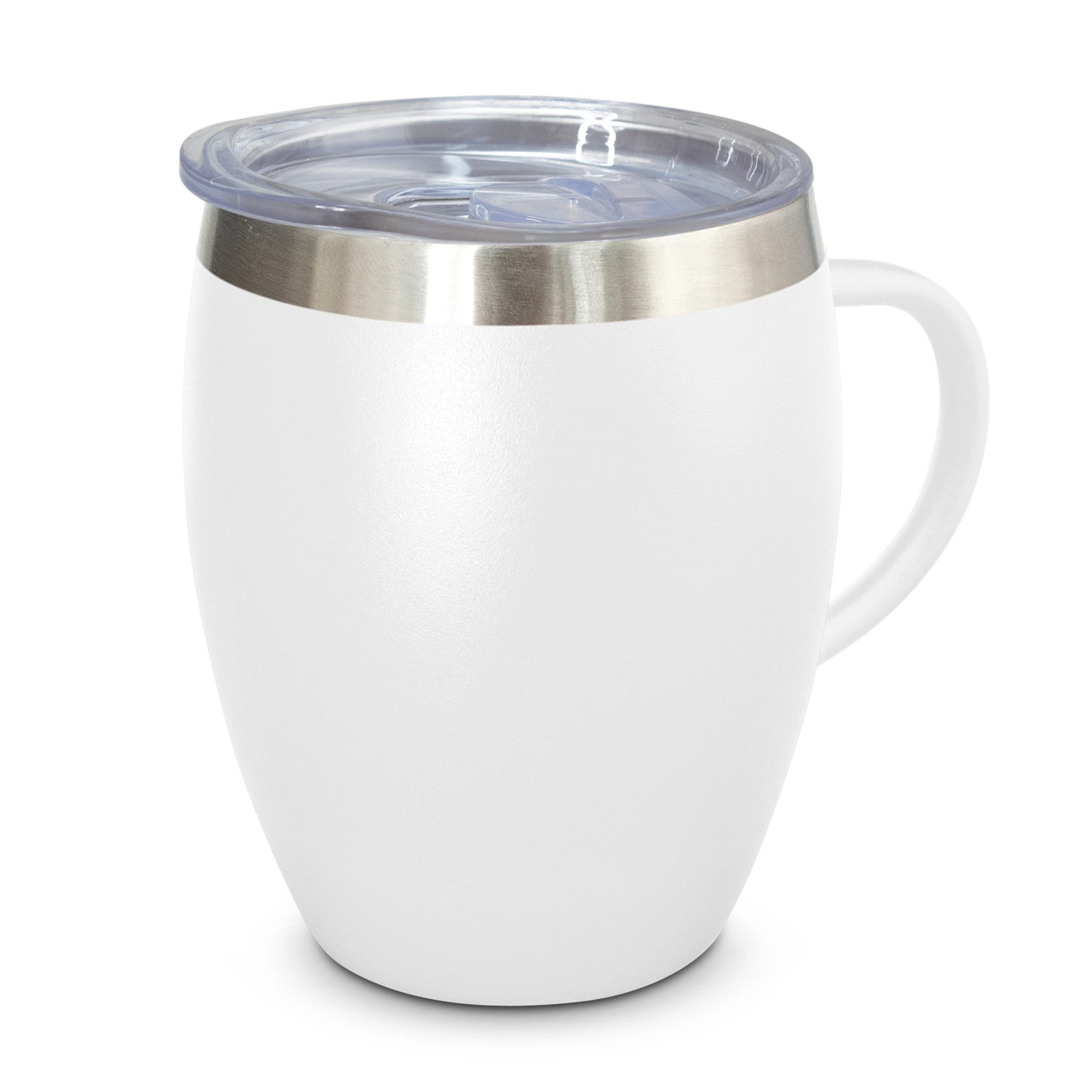 Promotional Bulk Verona Vacuum Cup with Handle White Online In Perth Australia