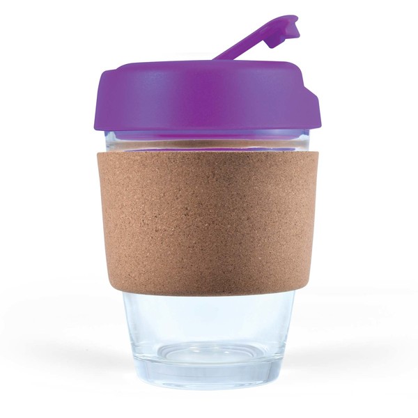  Promotional Bulk Vienna Coffee Cup Cork Band Purple Glass Mugs Online In Perth Australia 