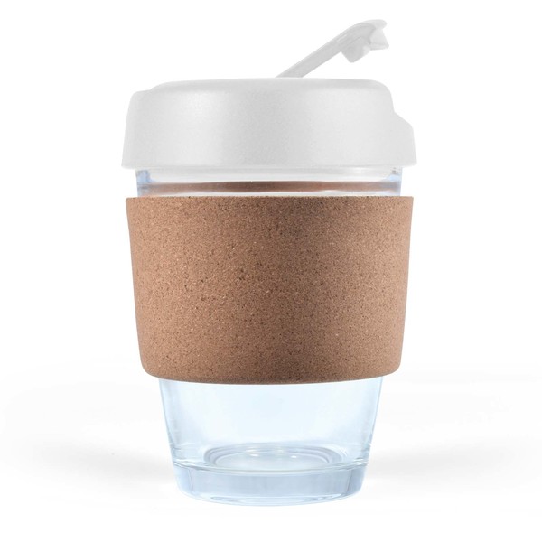  Promotional Bulk Vienna Coffee Cup Cork Band White Glass Mugs Online In Perth Australia