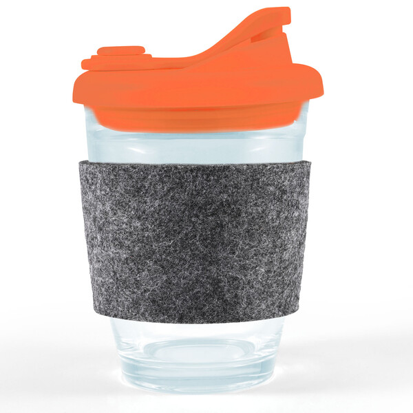  Promotional Bulk Vienna Coffee Cup Snap Lid Rpet Band Orange Glass Mugs Online In Perth Australia